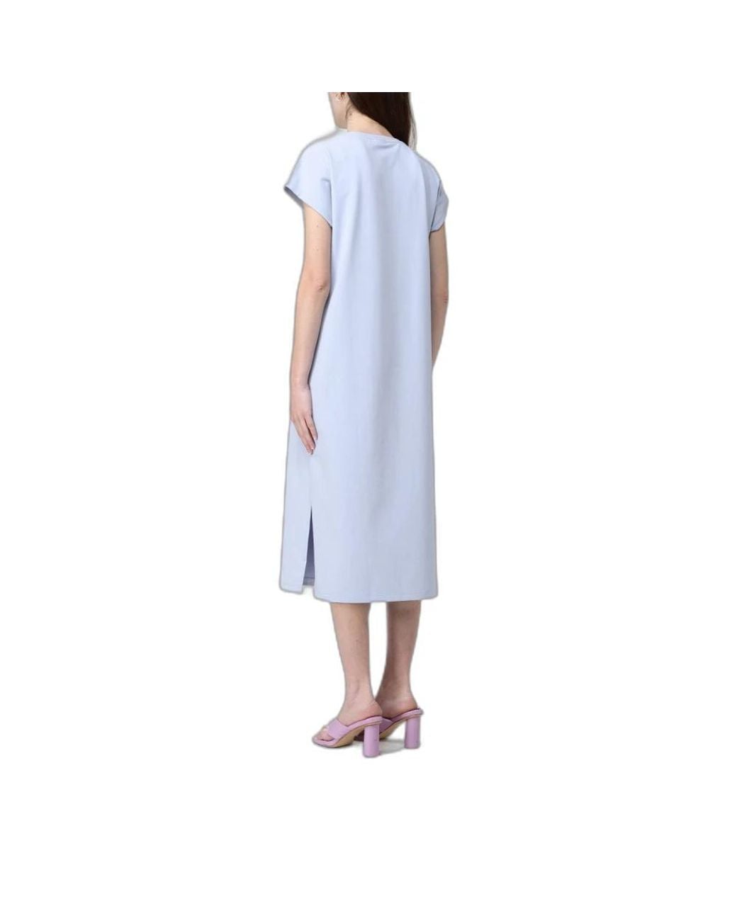 Midi Dresses EA7 en coloris Blue