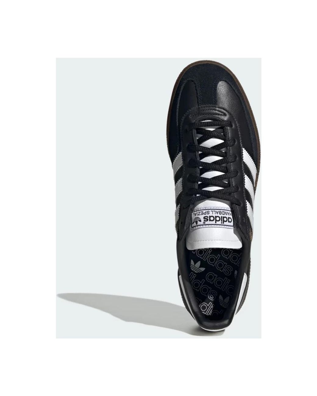 Adidas Originals Handball Spezial Core/Wit/Gum Schoenen in het Black voor heren