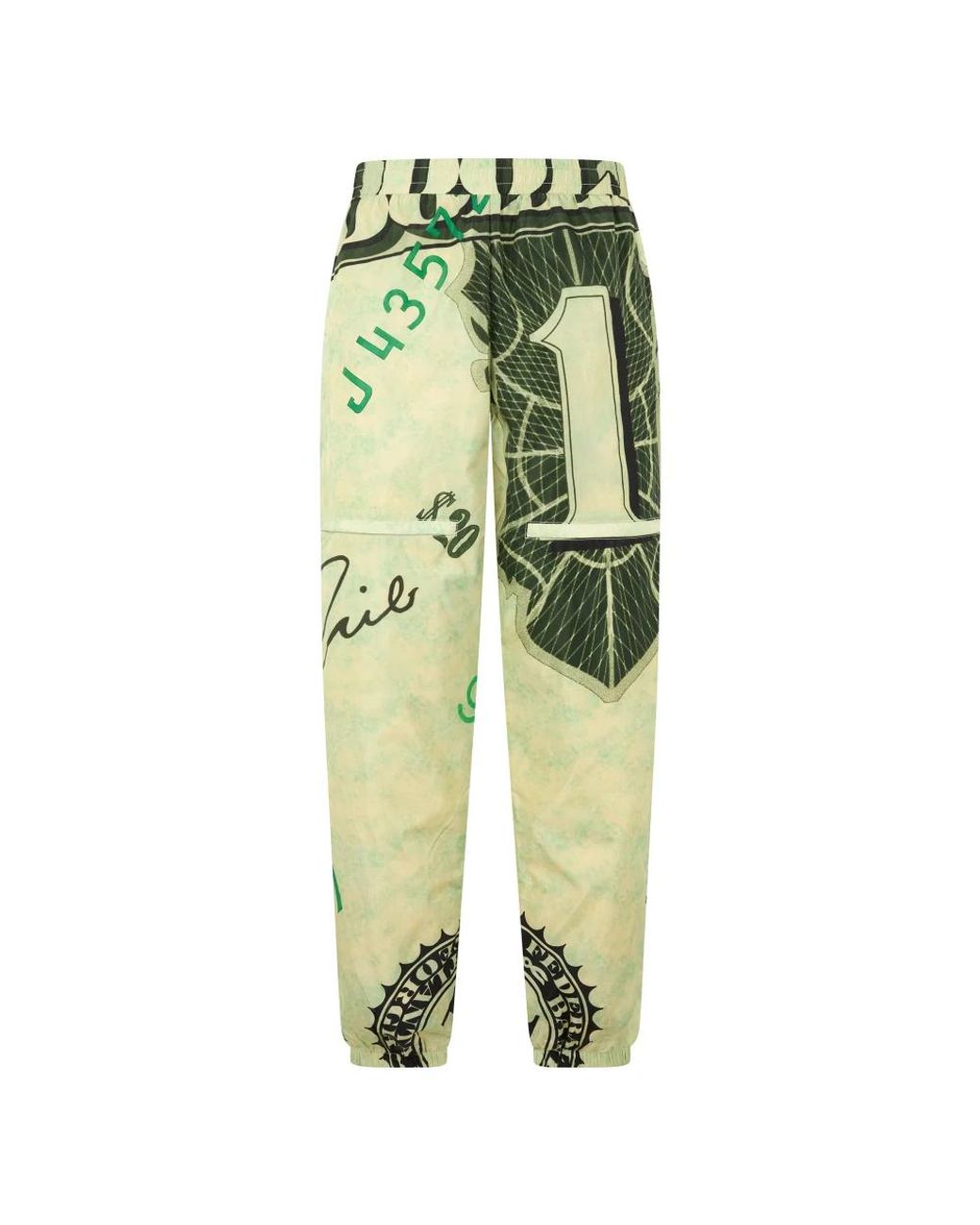 Moschino Green Sweatpants for men