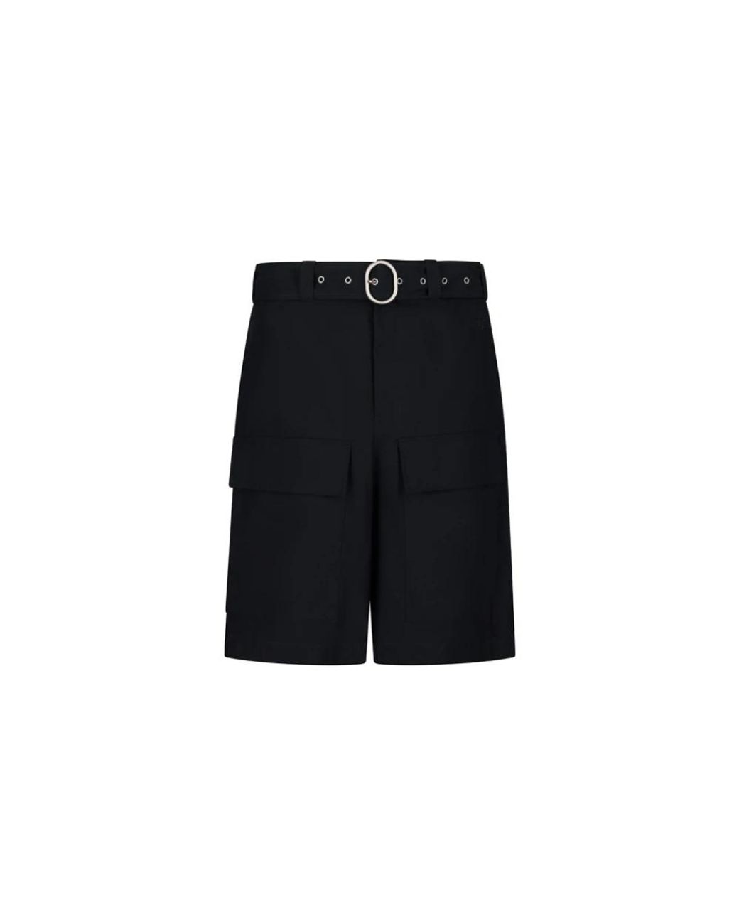 Jil Sander Korte Broeken ,Blauw ,Pantalone 278 Corto Emb in het Black voor heren