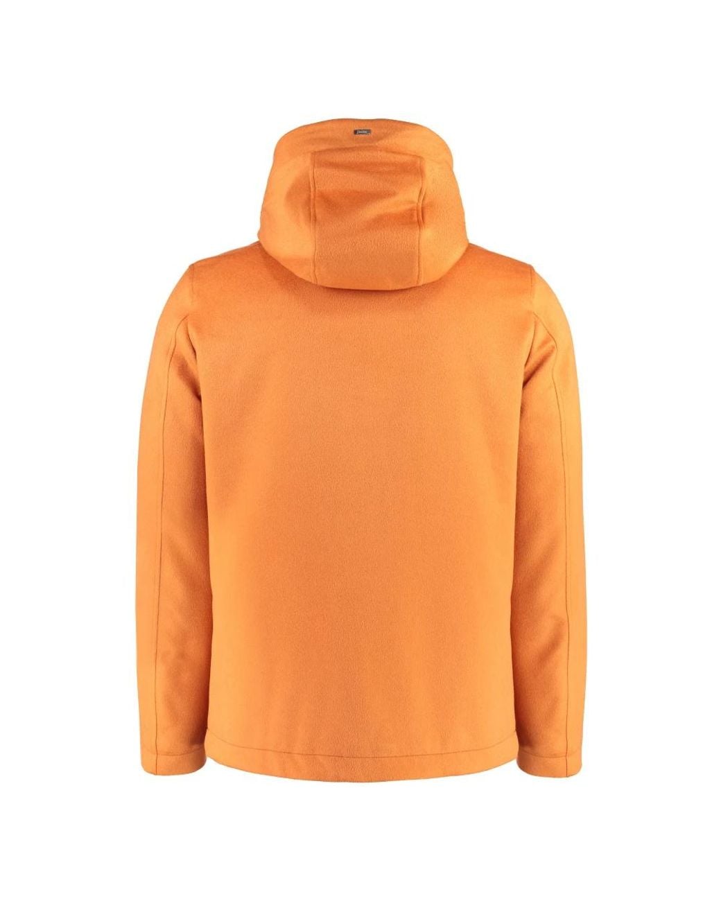 Herno Jassen ,Oranje ,Kasjmier Kasjmierjas Met Verstelbare Trekkoordzoom in het Orange voor heren