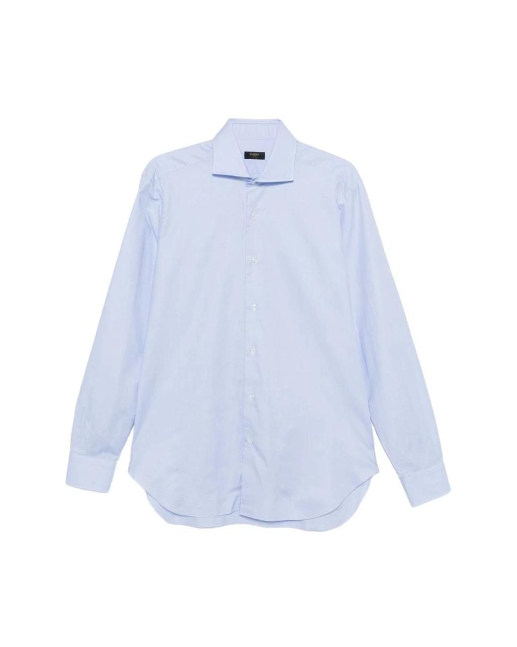 Barba Napoli Blue Casual Shirts for men