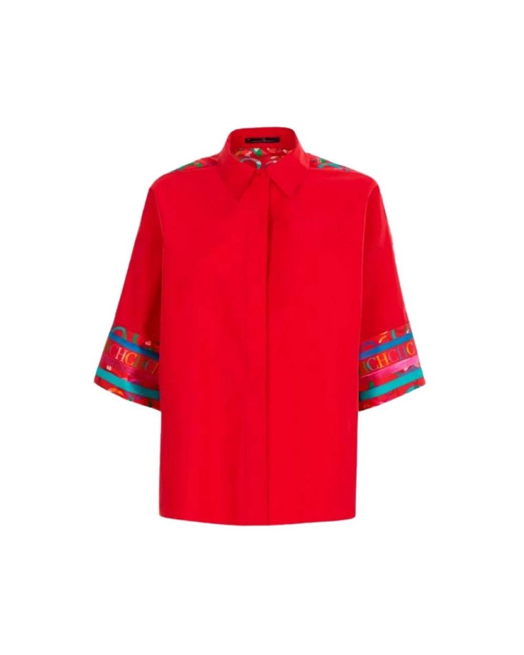 Carolina Herrera Red Blouses