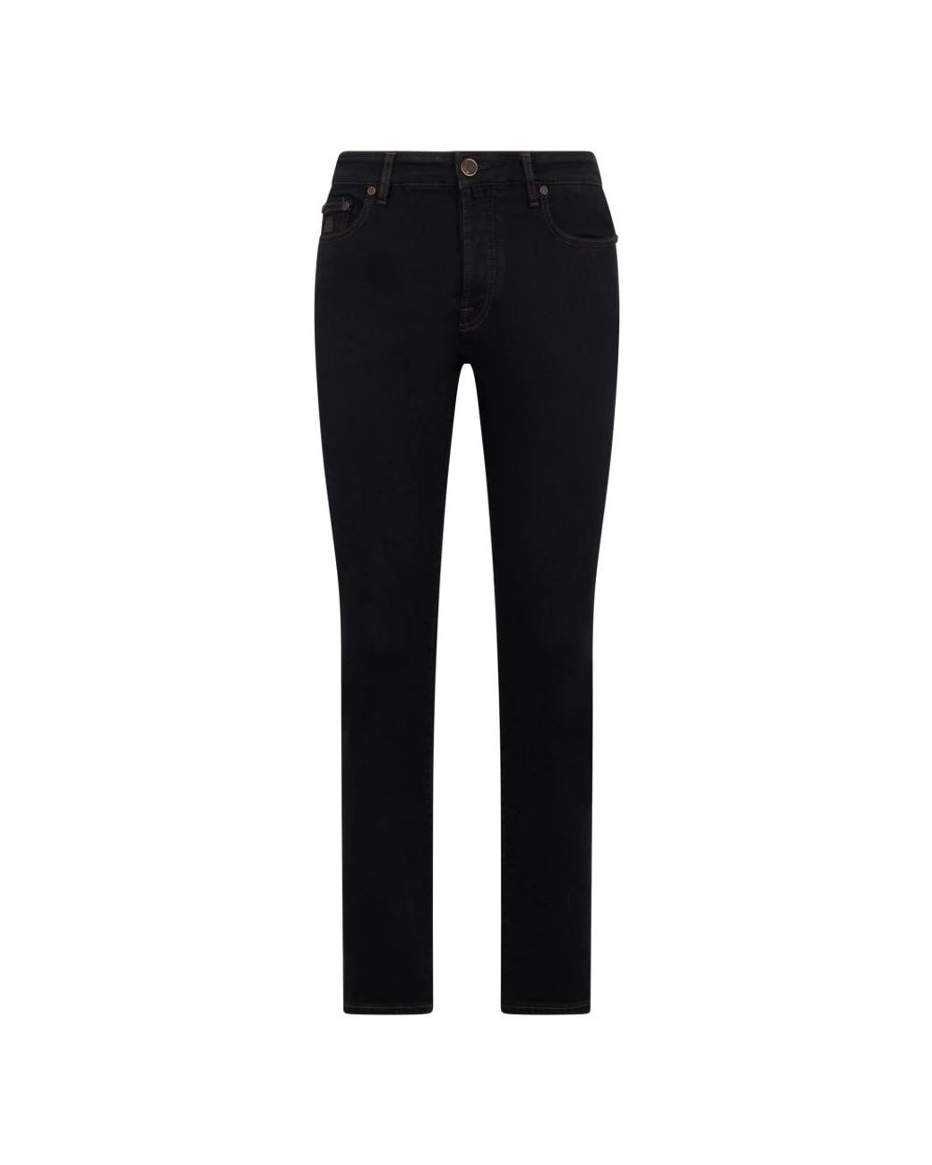 Moorer Black Slim-Fit Jeans for men