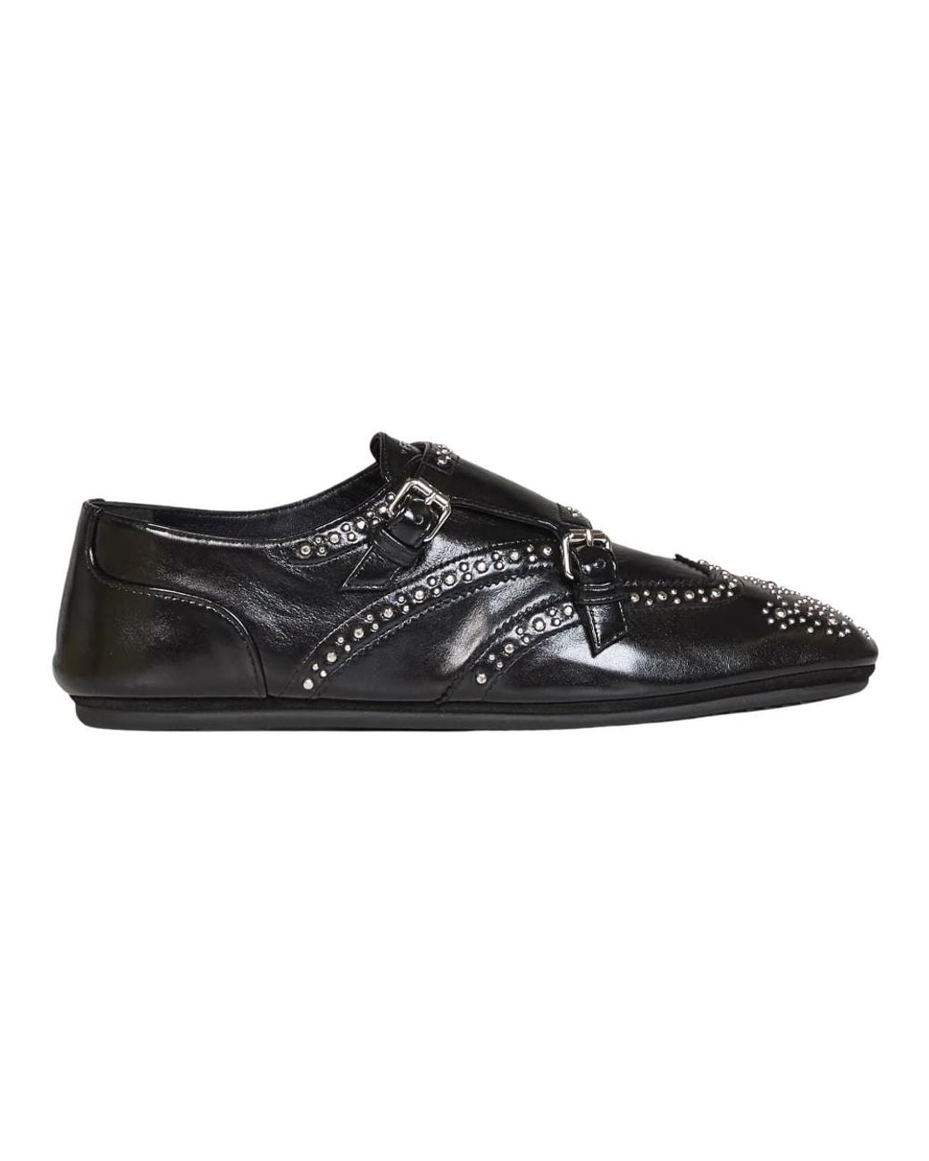Fendi Black Flat Shoes