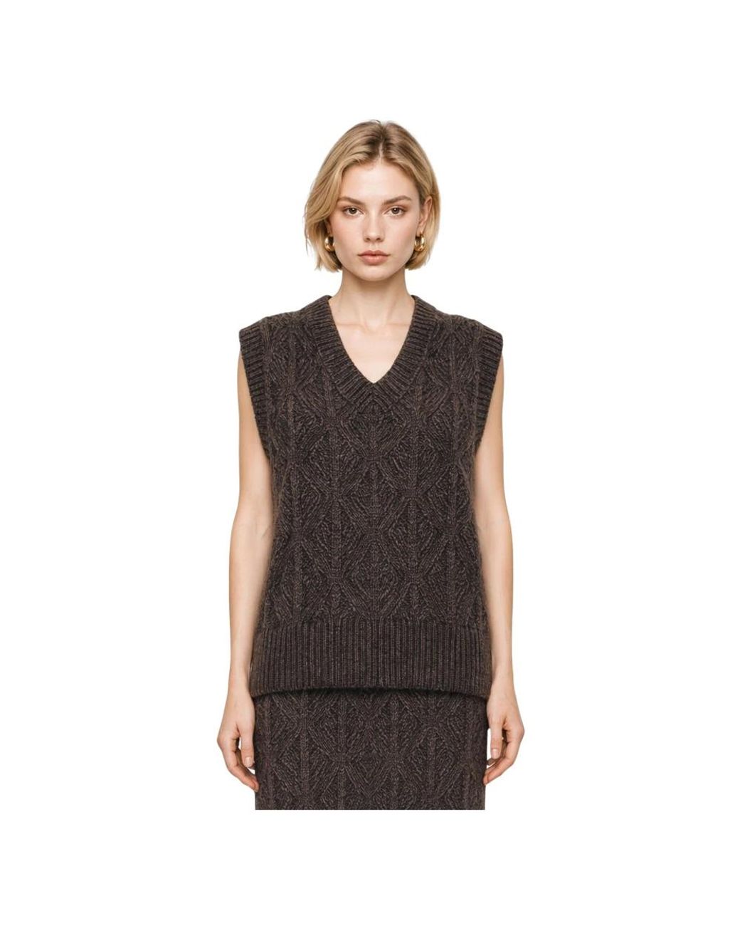Kocca Black V-Neck Knitwear