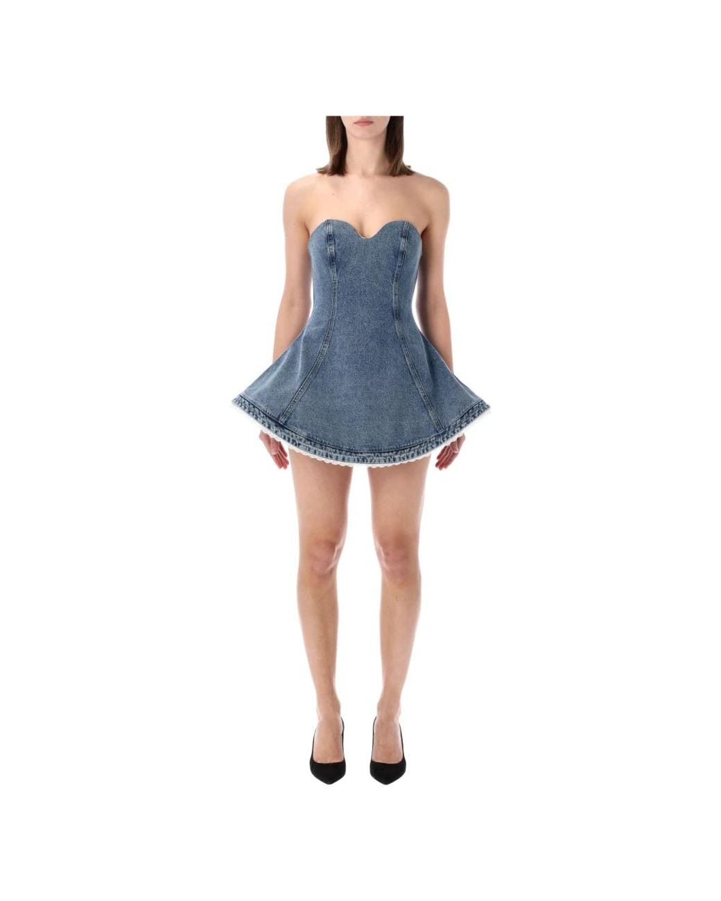 Magda Butrym Blue Short Dresses