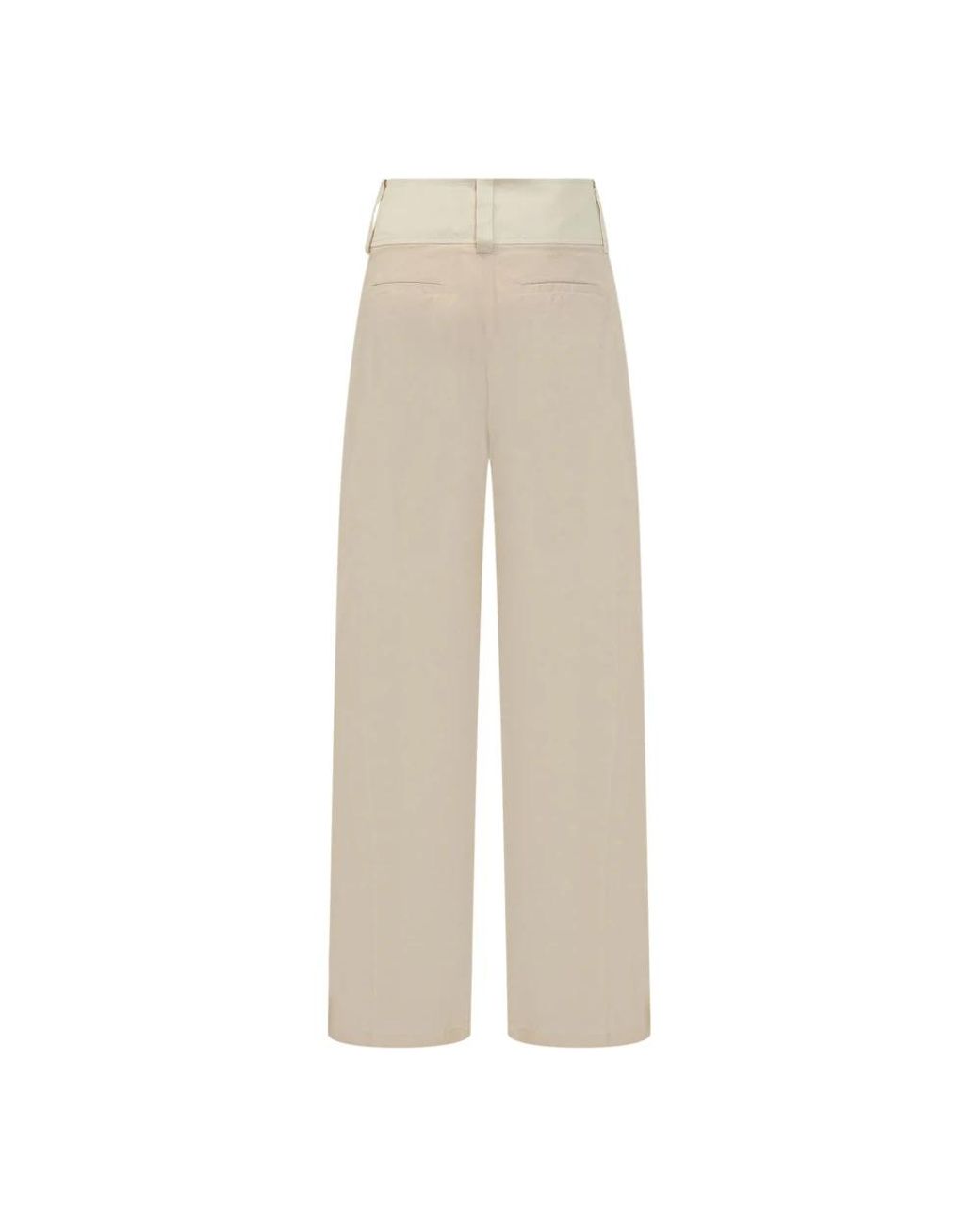 Sportmax Natural Wide Trousers