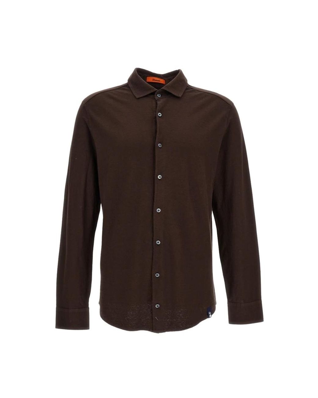 Drumohr Brown Casual Shirts for men