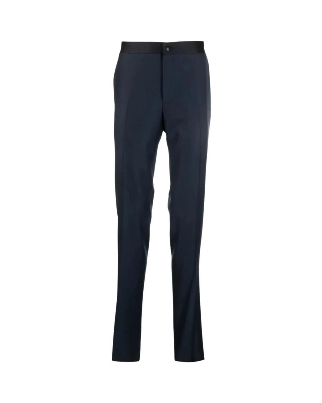 Canali Blue Suit Trousers for men