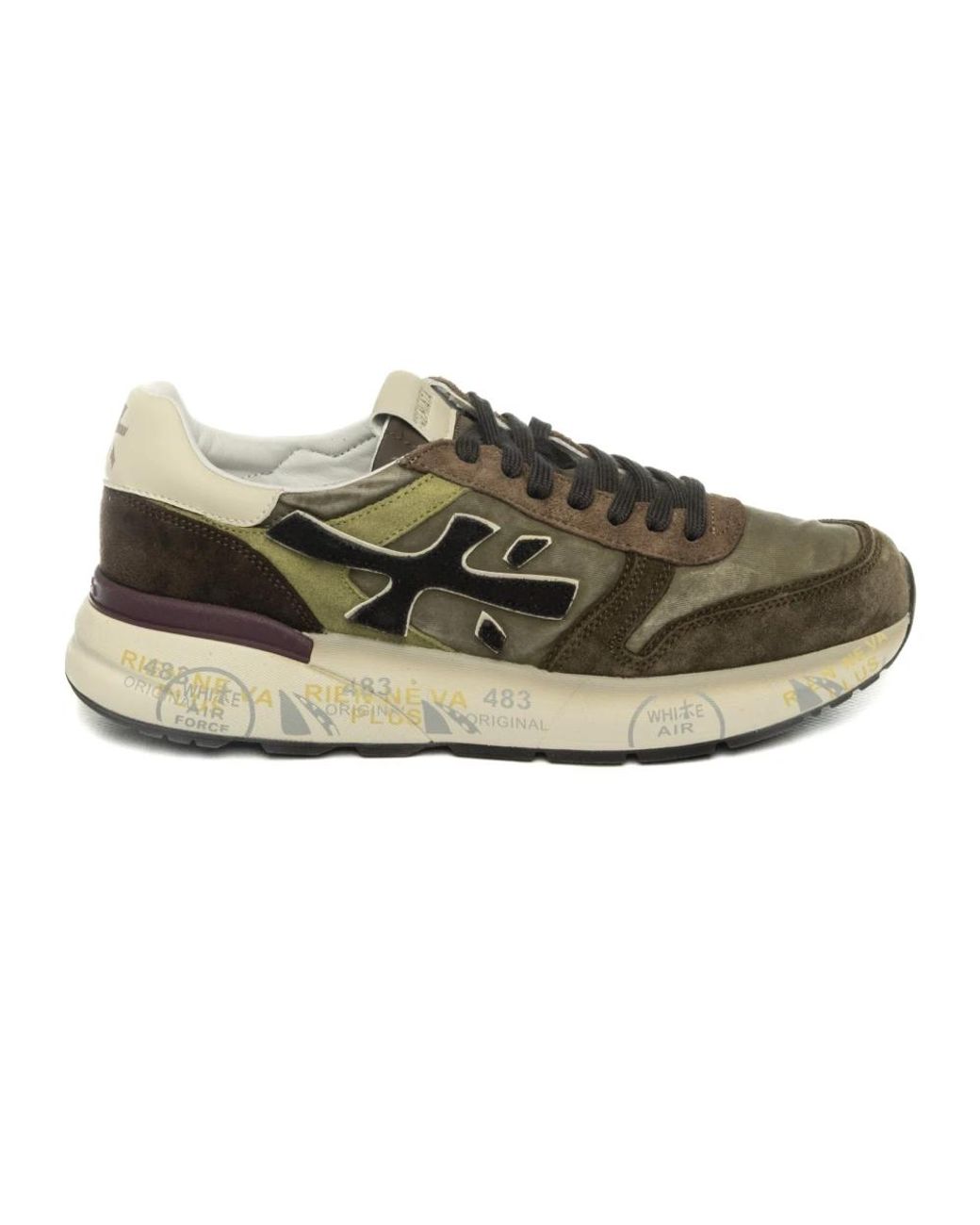 Premiata Mick 7717 in het Gray voor heren