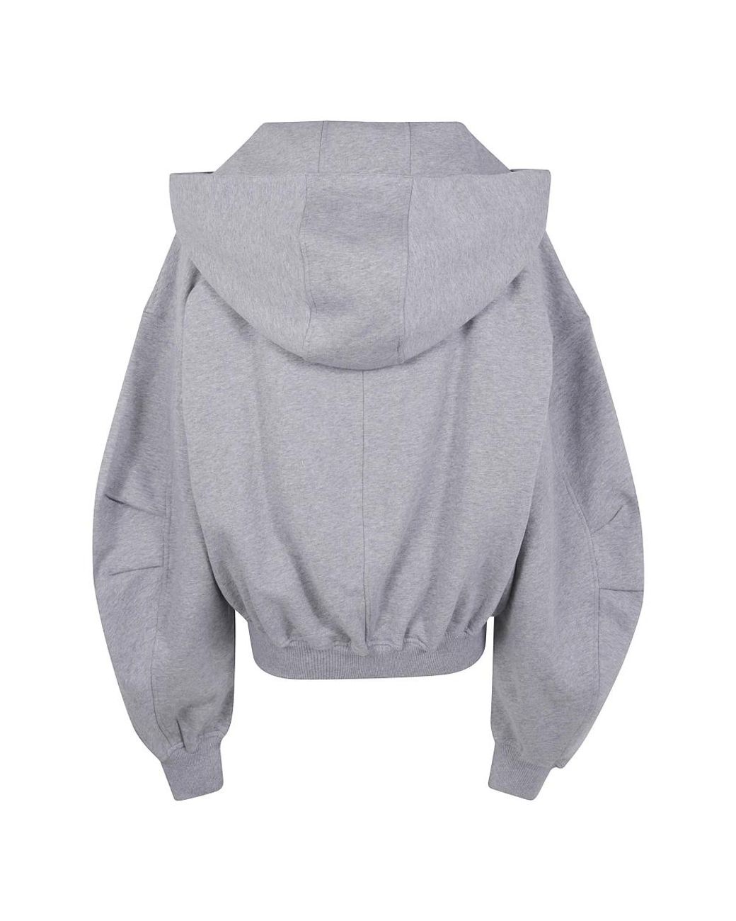 The Attico Gray Zip-Throughs