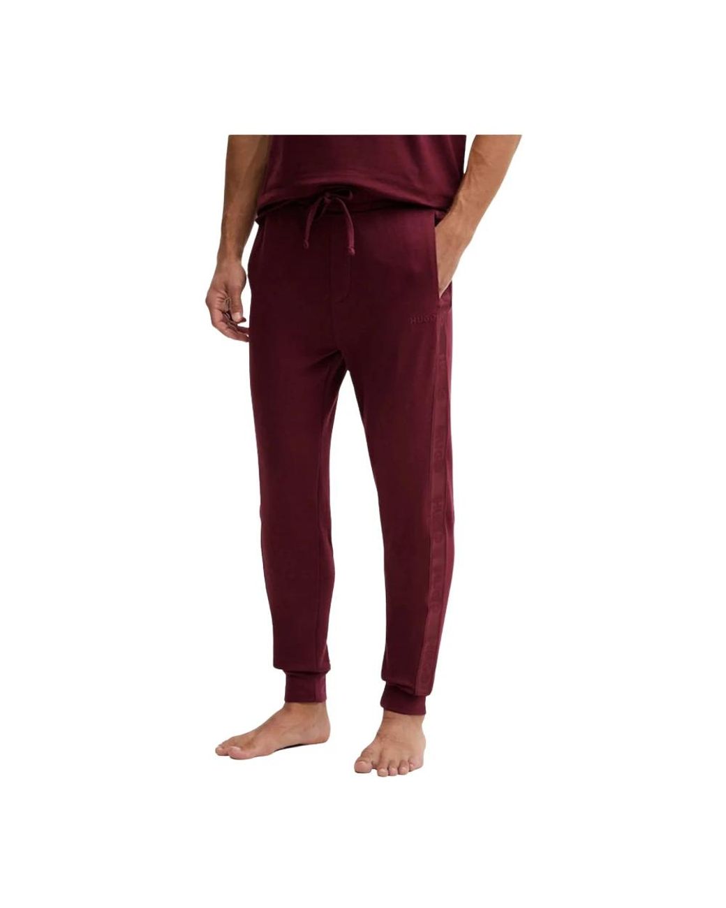 Boss Sweatpants in het Red voor heren