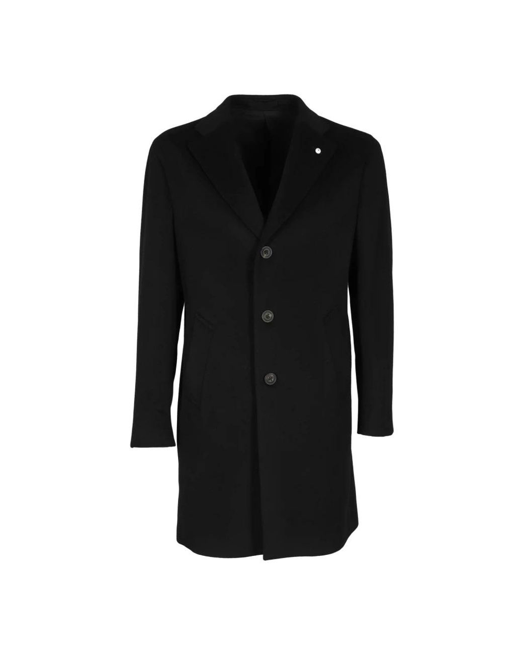L.b.m. 1911 Black Single-Breasted Coats for men