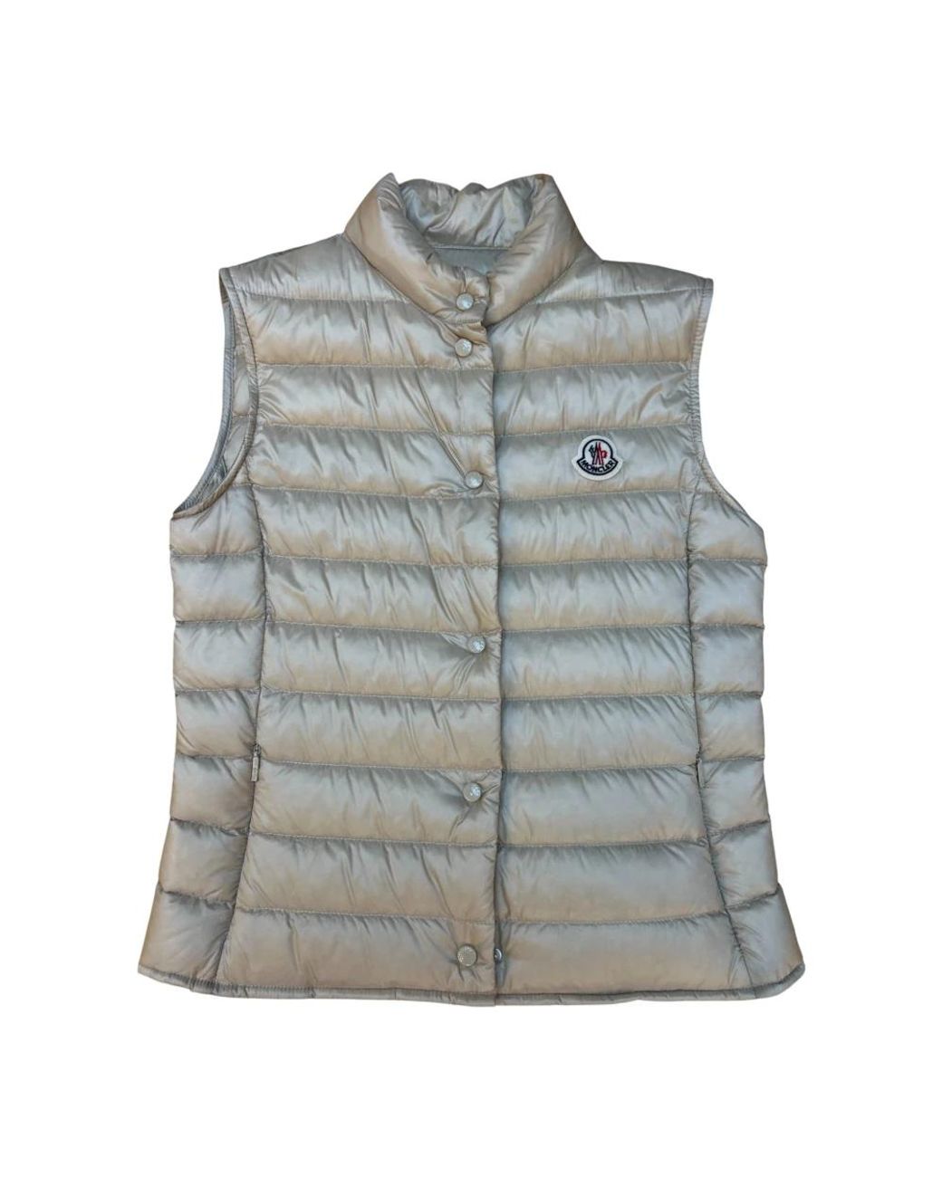 Moncler Jassen ,Nylon Liane Packable Down Gilet in het Gray