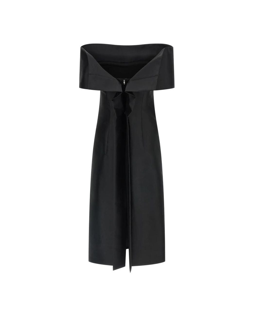 Midi Dresses Jil Sander de color Black