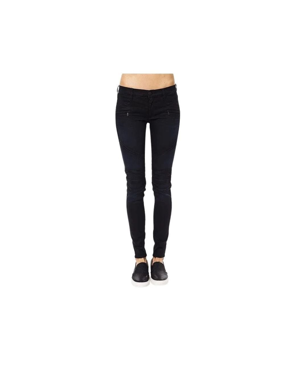 Gas Black Skinny Fit Jeans