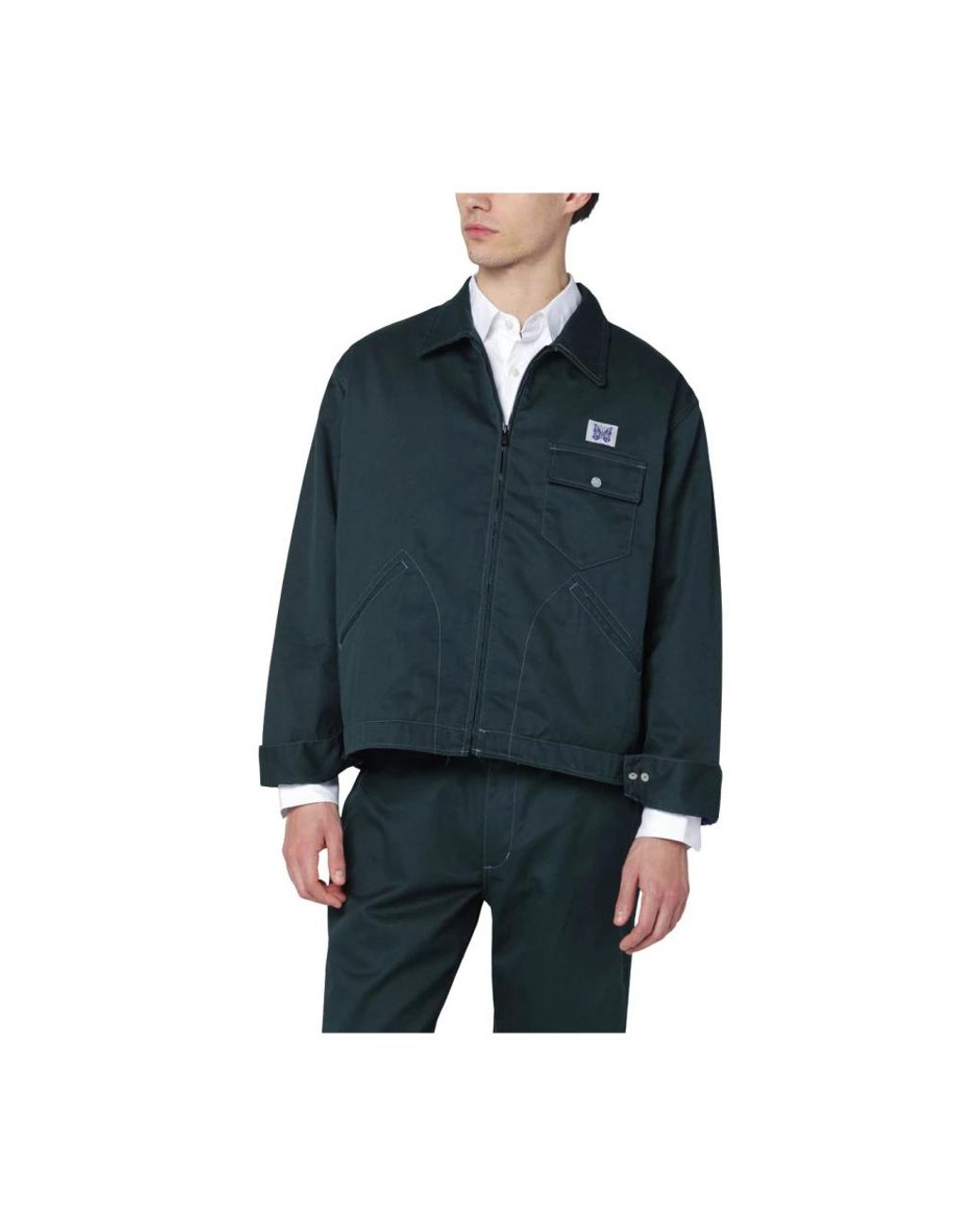 Needles Blue Light Jackets for men