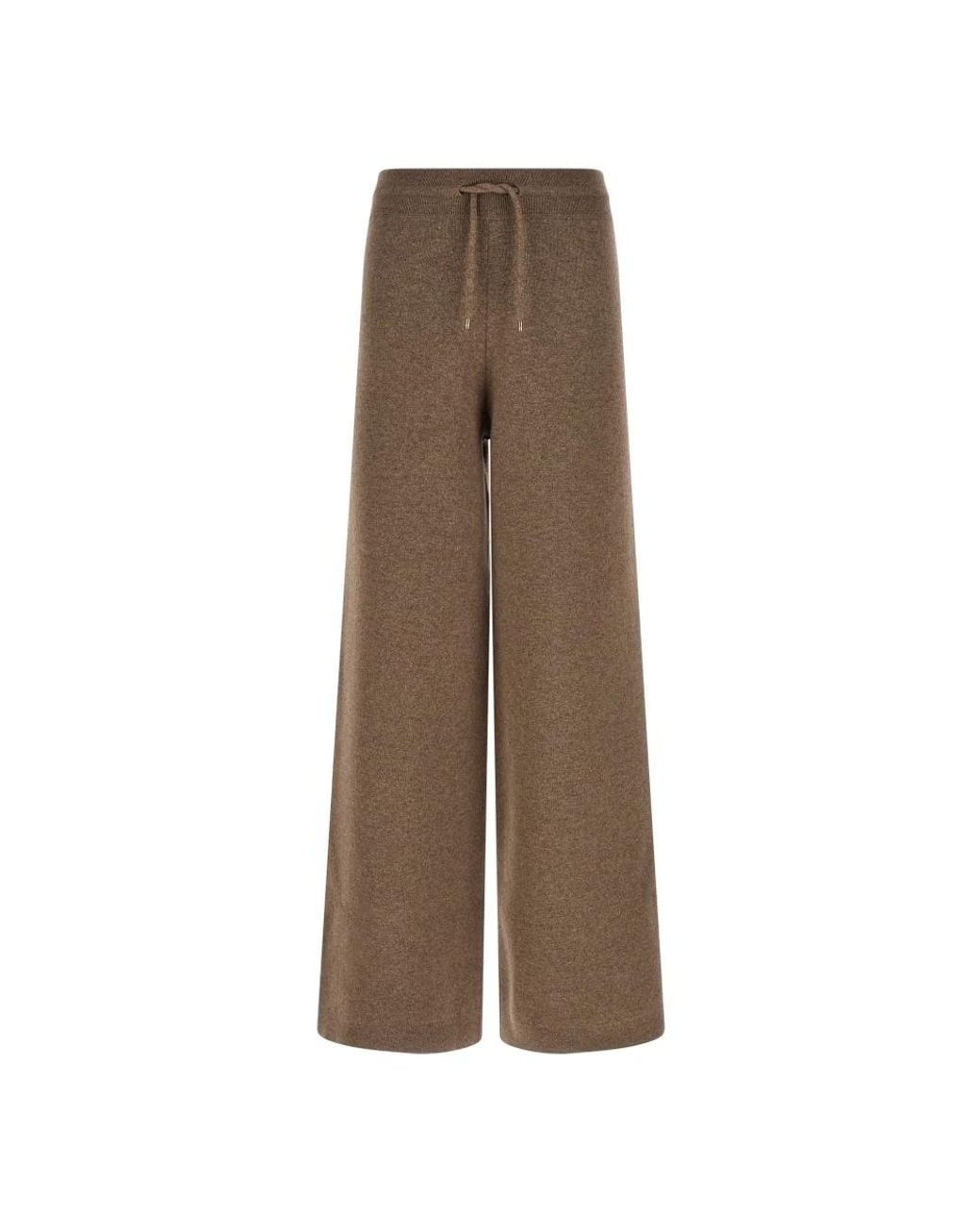 Agnona Brown Wide Trousers