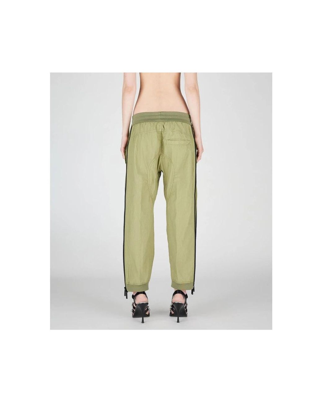 DSquared² Green Cropped Trousers