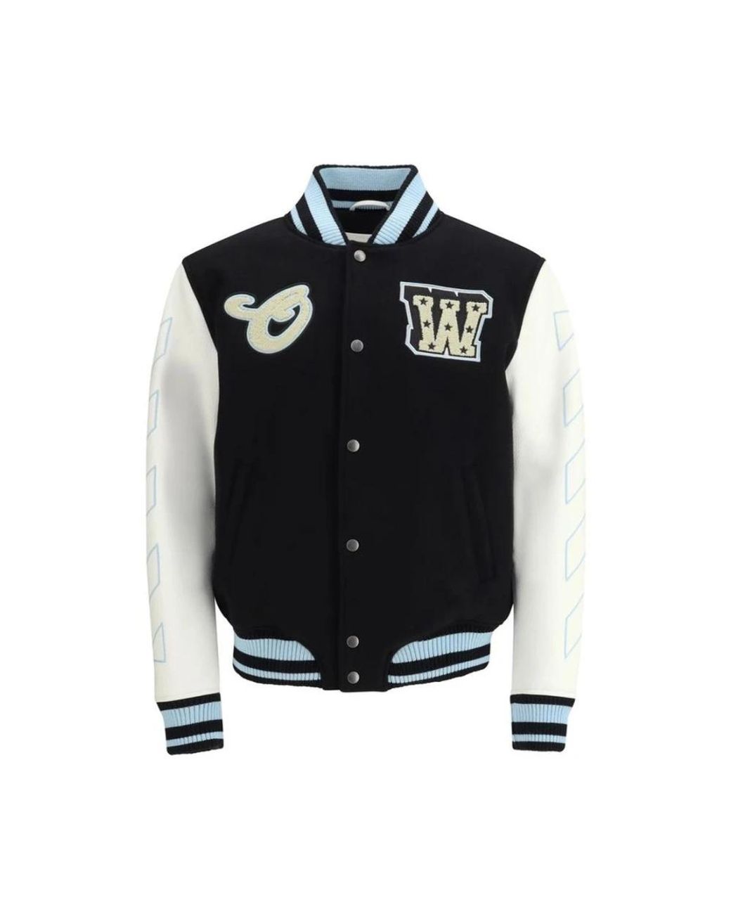 Off-White c/o Virgil Abloh Black Bomber Jackets for men
