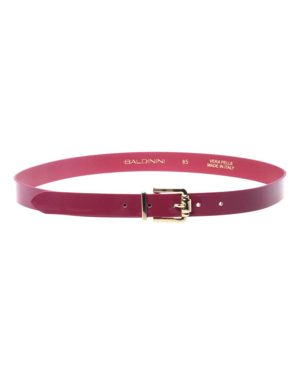 Baldinini Accessoires ,Roze ,Leer Patent Riem in het Red