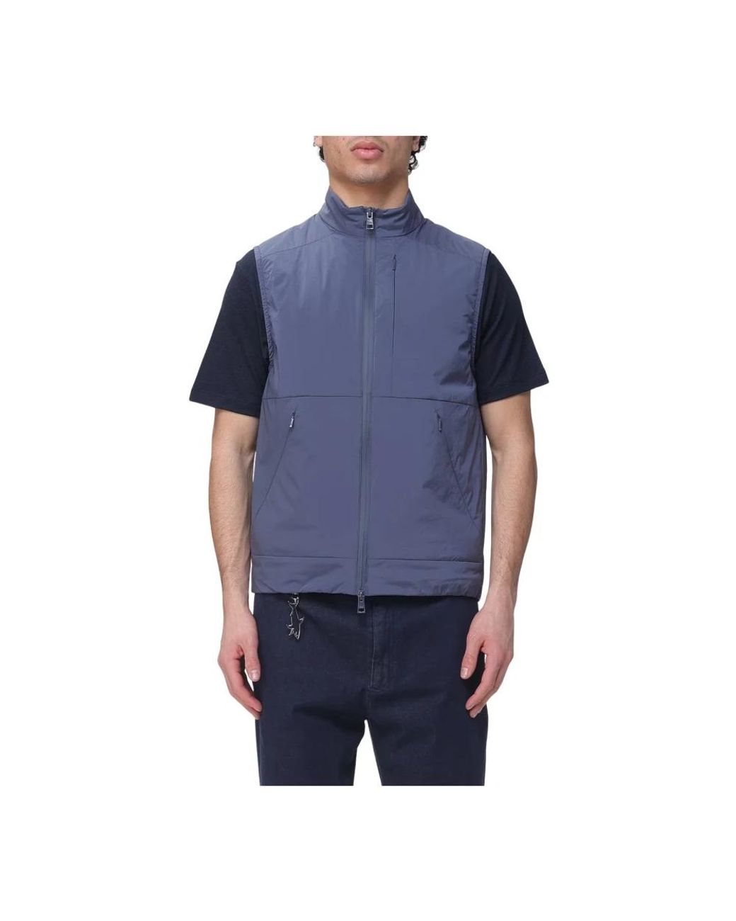 DUNO Blue Waistcoats for men