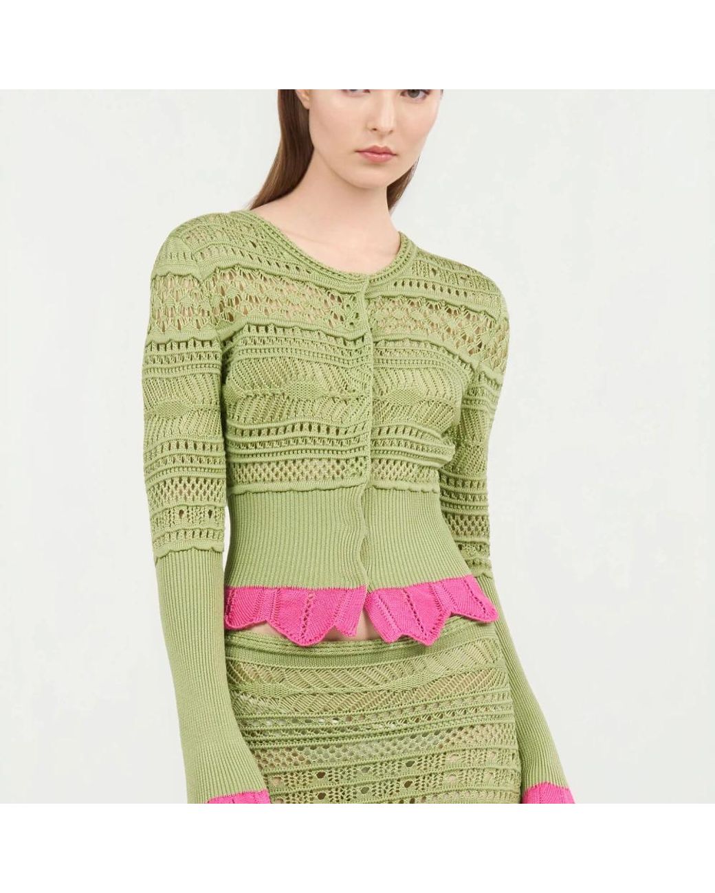 Roberto Cavalli Green Cardigans