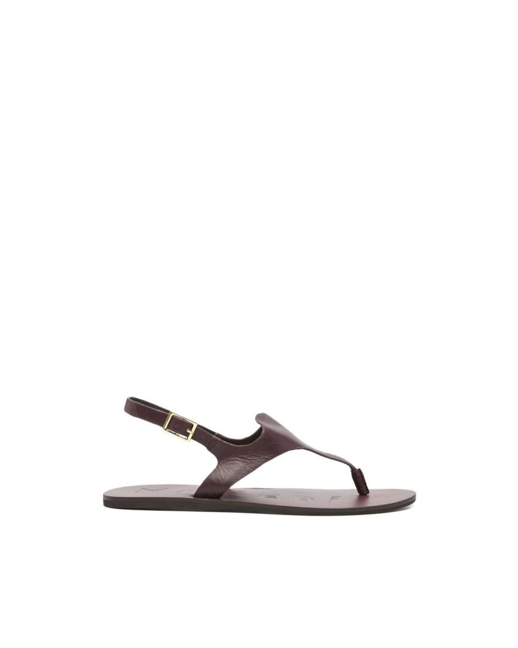 Flat Sandals Manebí de color Brown