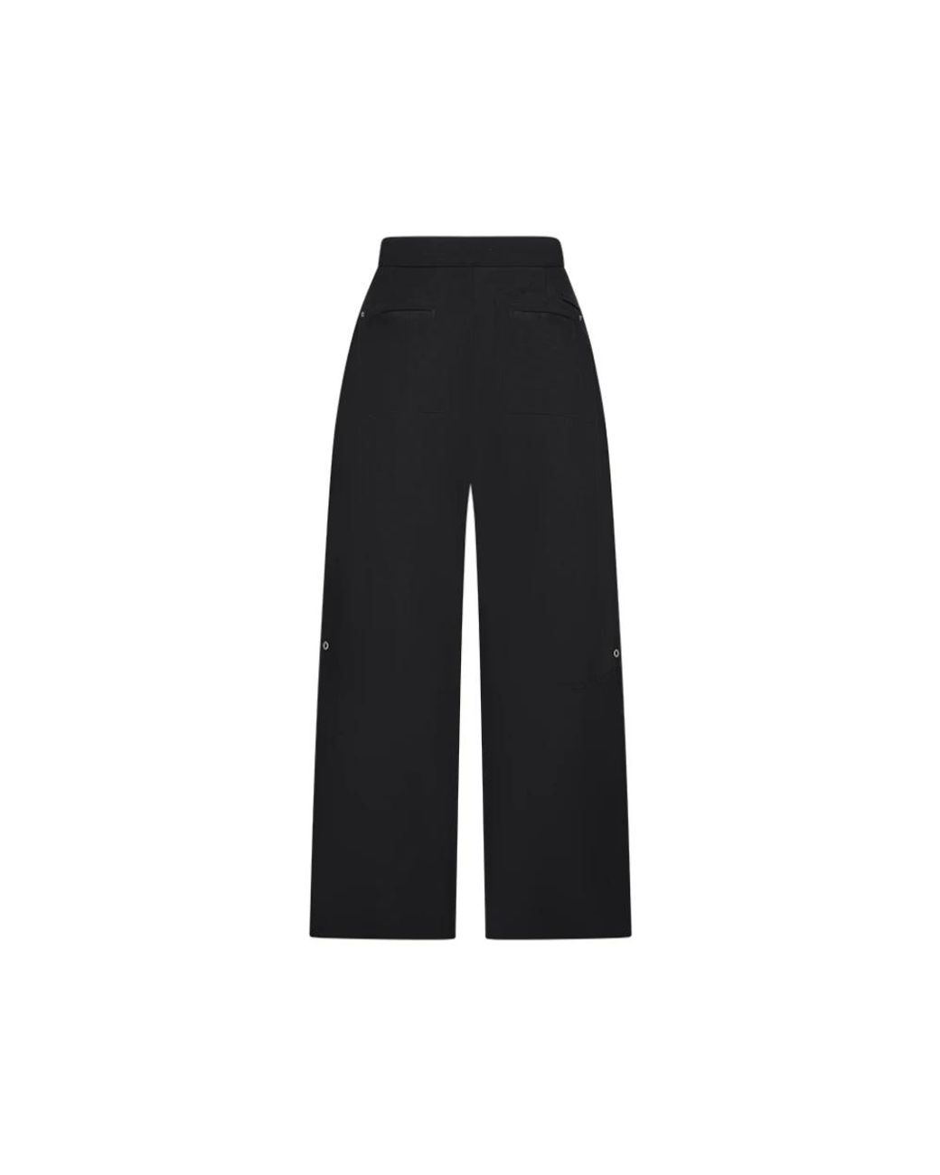 AMI Black Wide Trousers for men