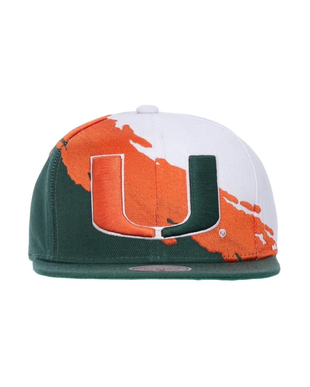 Mitchell & Ness Accessoires ,Veelkleurig ,Polyester Miami Hurricanes Snapback Pet in het Multicolor voor heren