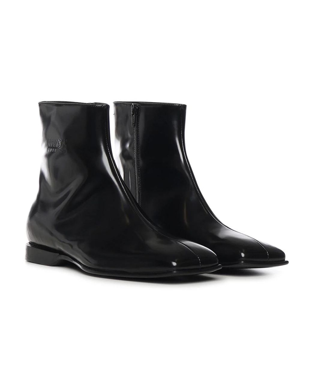 MM6 by Maison Margiela Ankle Boots in Black for Men | Lyst