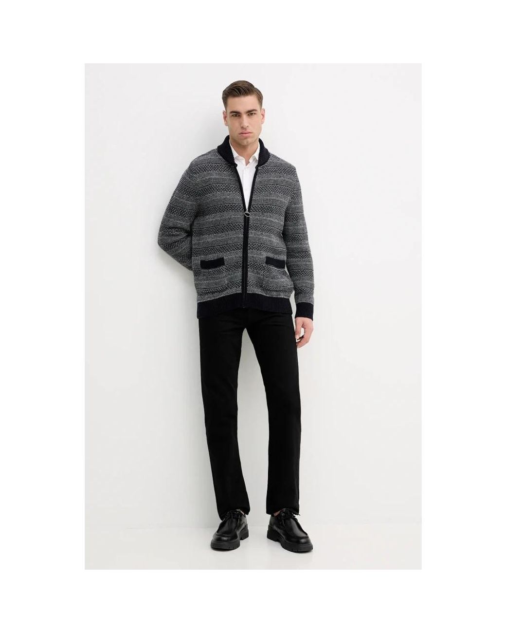 Cardigans Barbour de hombre de color Black