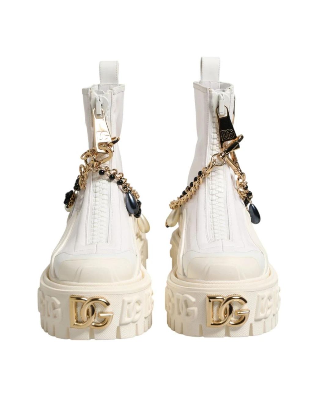 Dolce & Gabbana Natural Ankle Boots