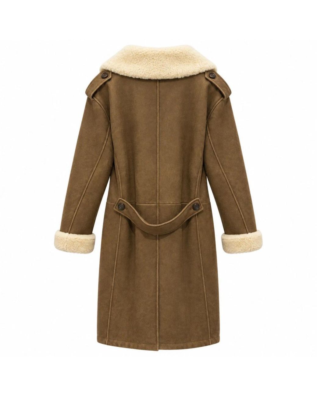 Dolce & Gabbana Brown Double-Breasted Coats for men