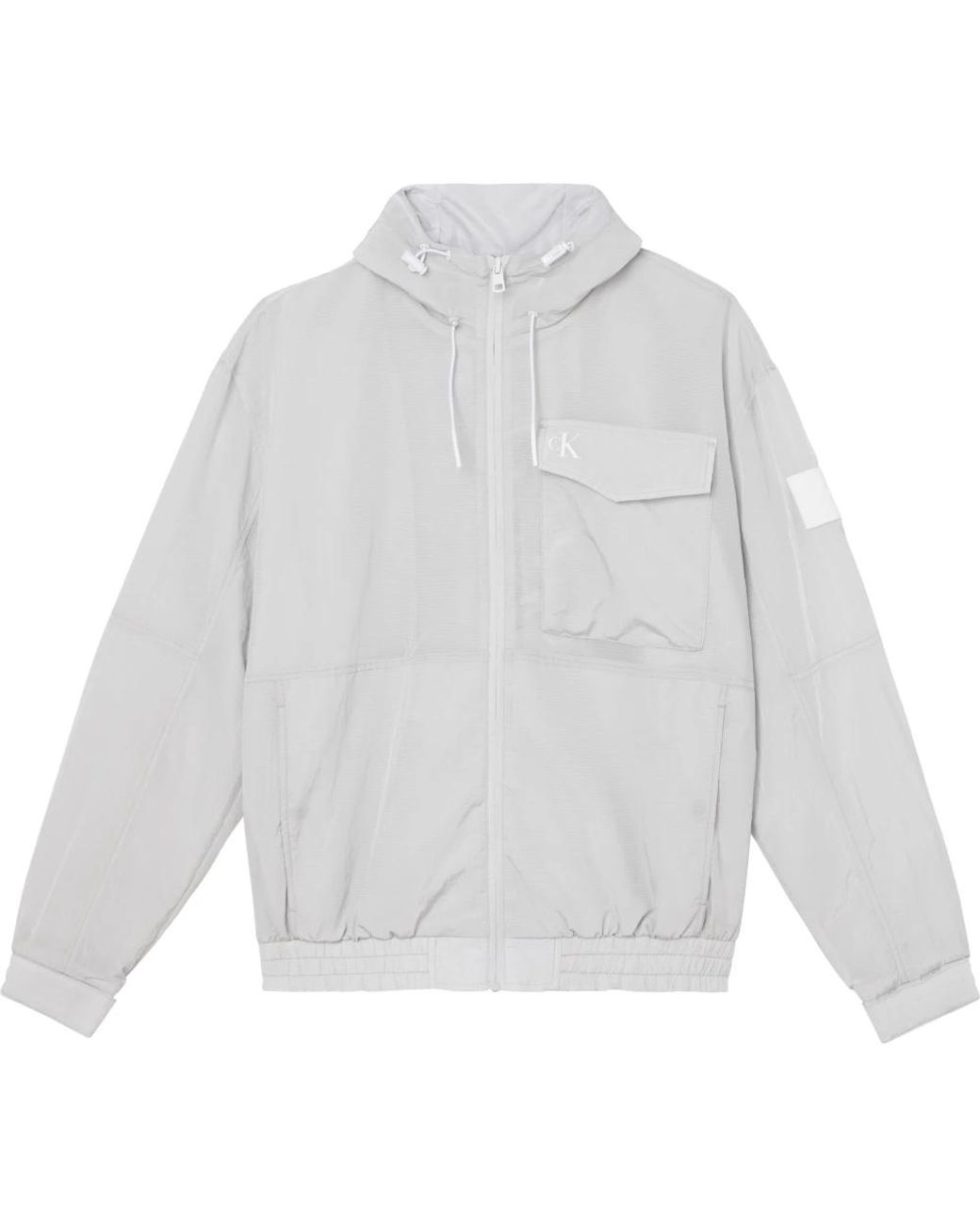 Jacket di Calvin Klein in White da Uomo