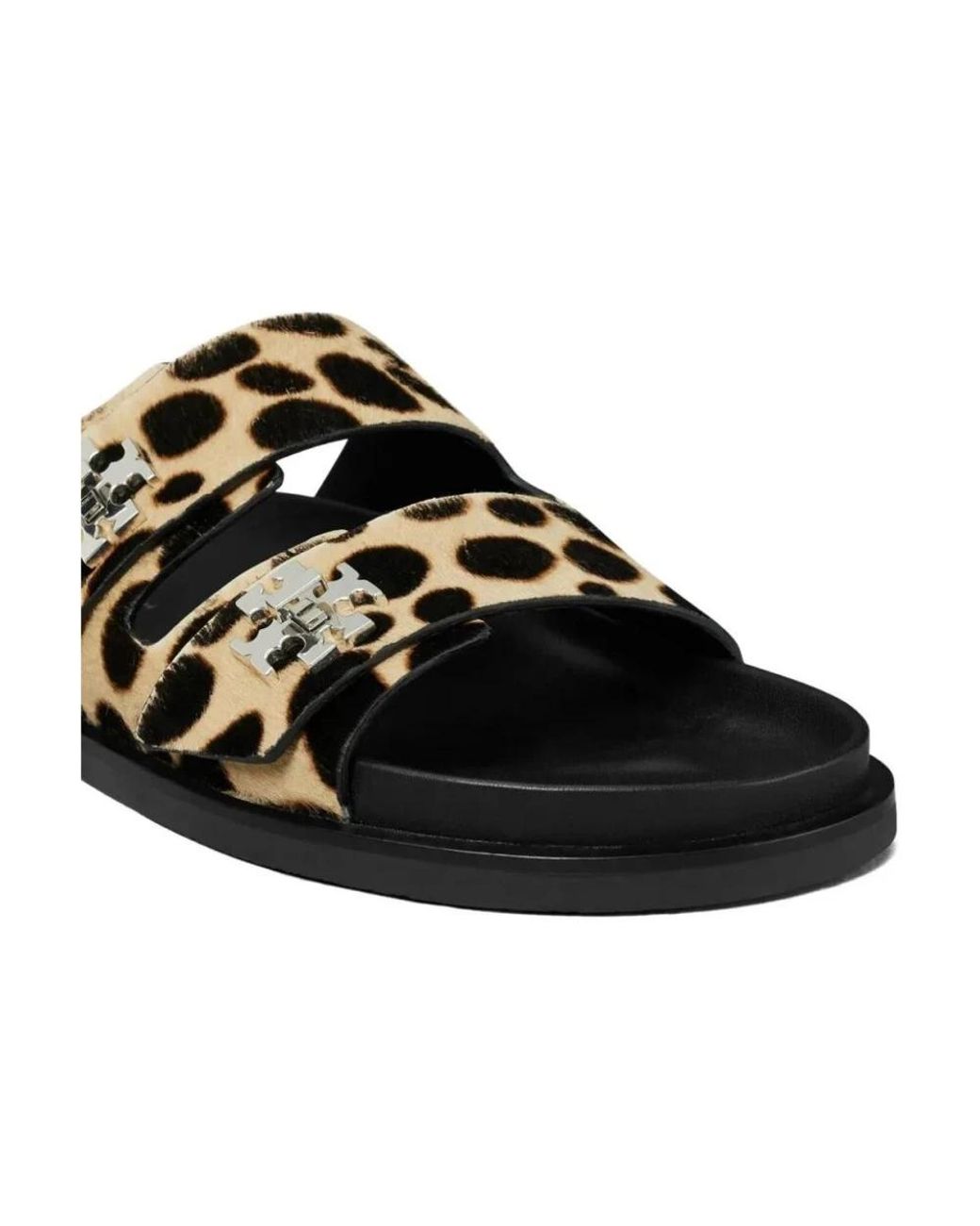Sliders Tory Burch en coloris Black