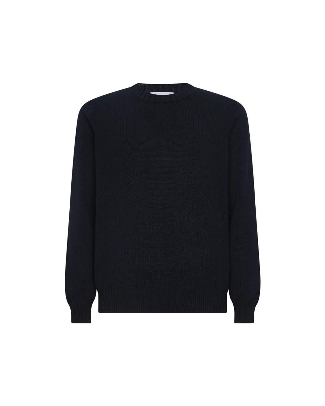 D4.0 Blue Round-Neck Knitwear for men