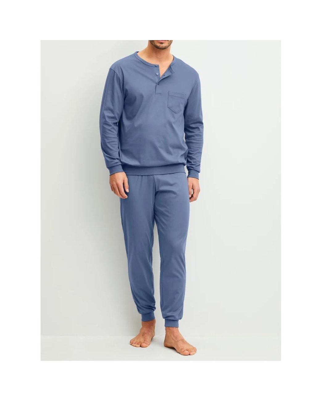 Pyjamas Calida de hombre de color Blue