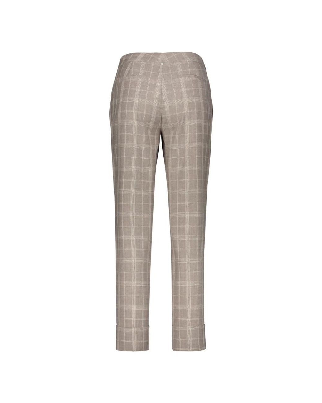 Lorena Antoniazzi Gray Slim-Fit Trousers