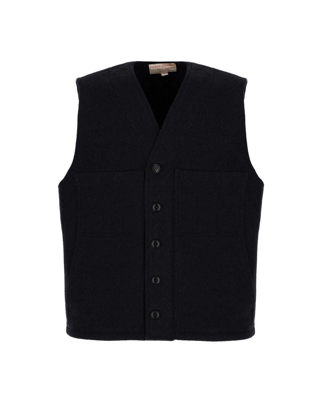 Filson Black Vests for men