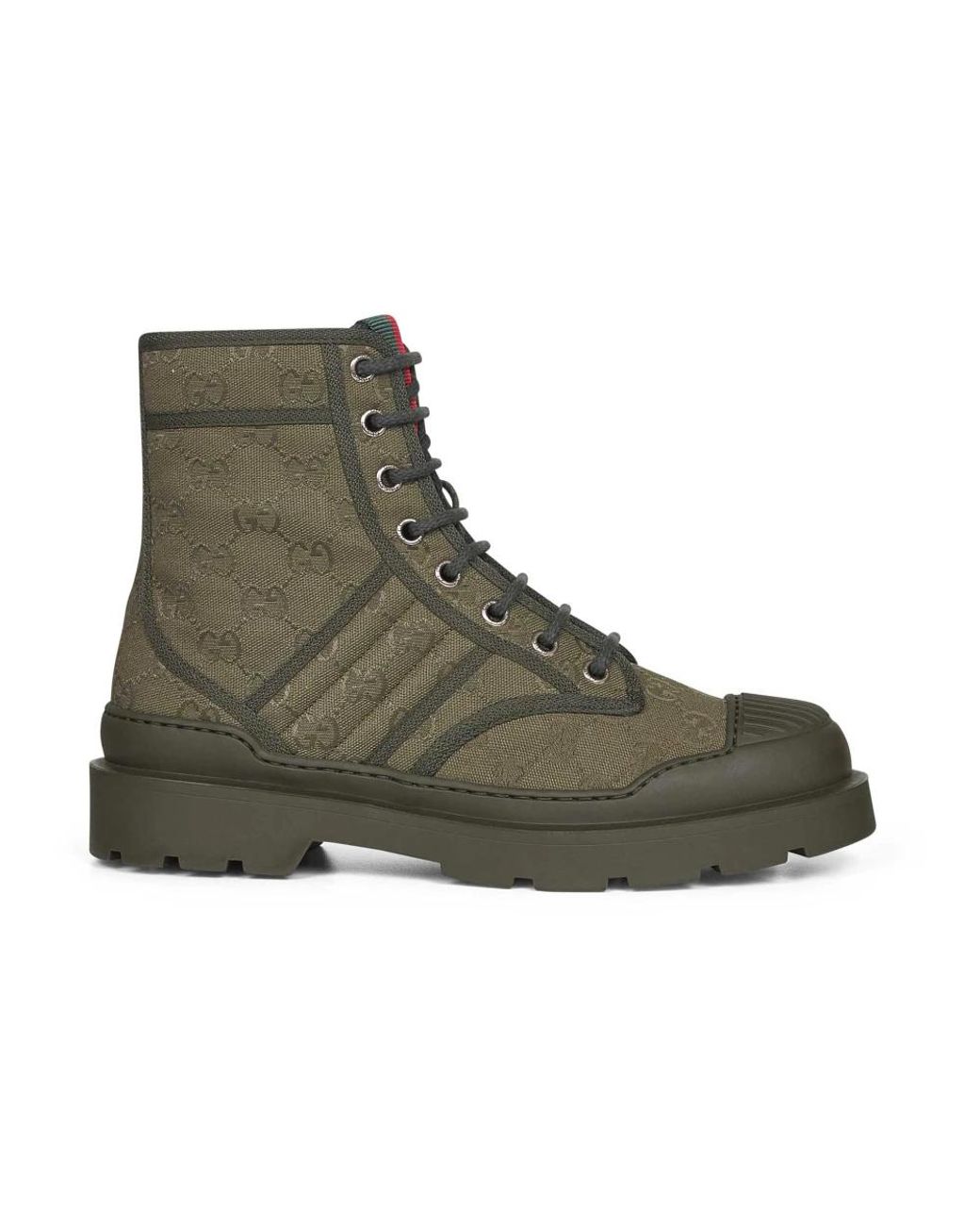 Gucci Lace-Up Boots in Green for Men | Lyst display picture 2