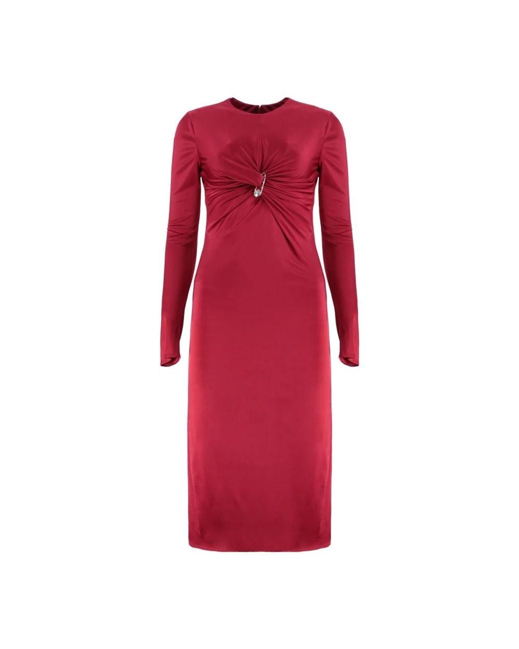 Versace Red Midi Dresses