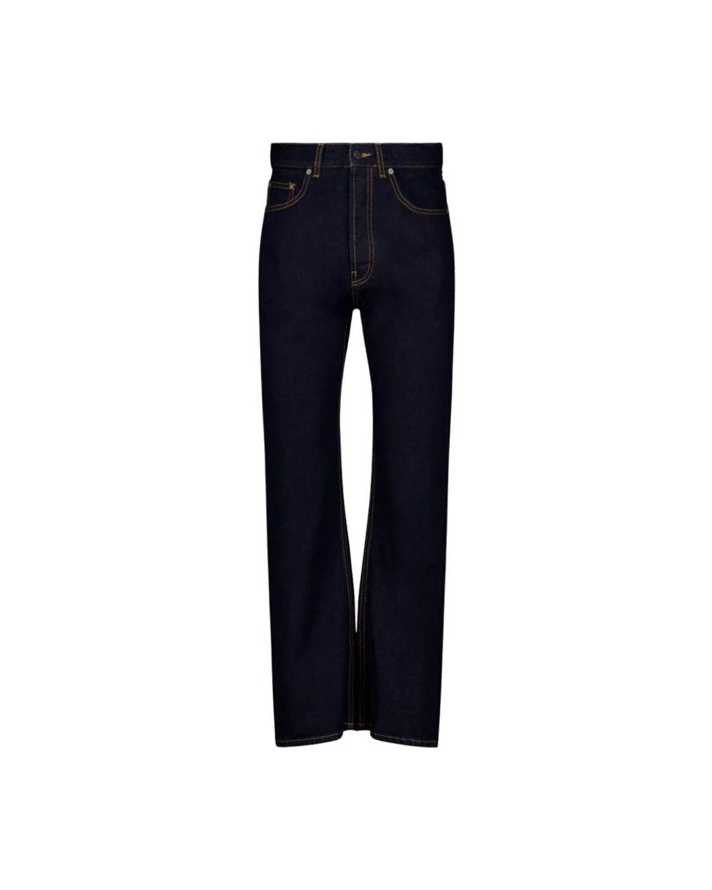 Palm Angels Blue Straight Jeans for men