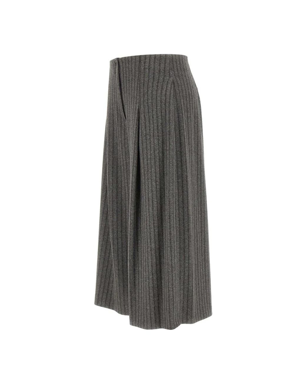 Elena Miro Gray Cropped Trousers