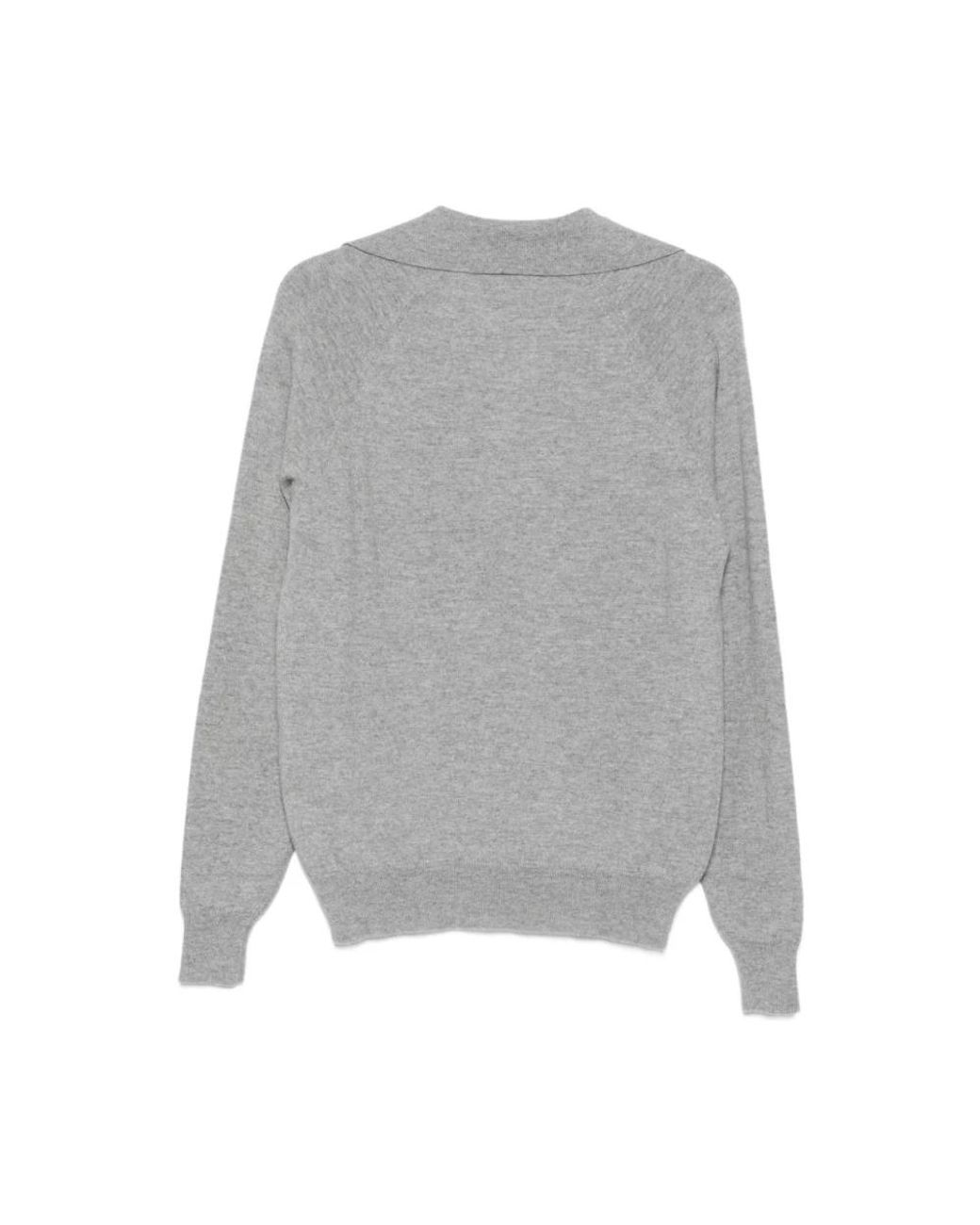 Lardini Gray Polo Shirts for men