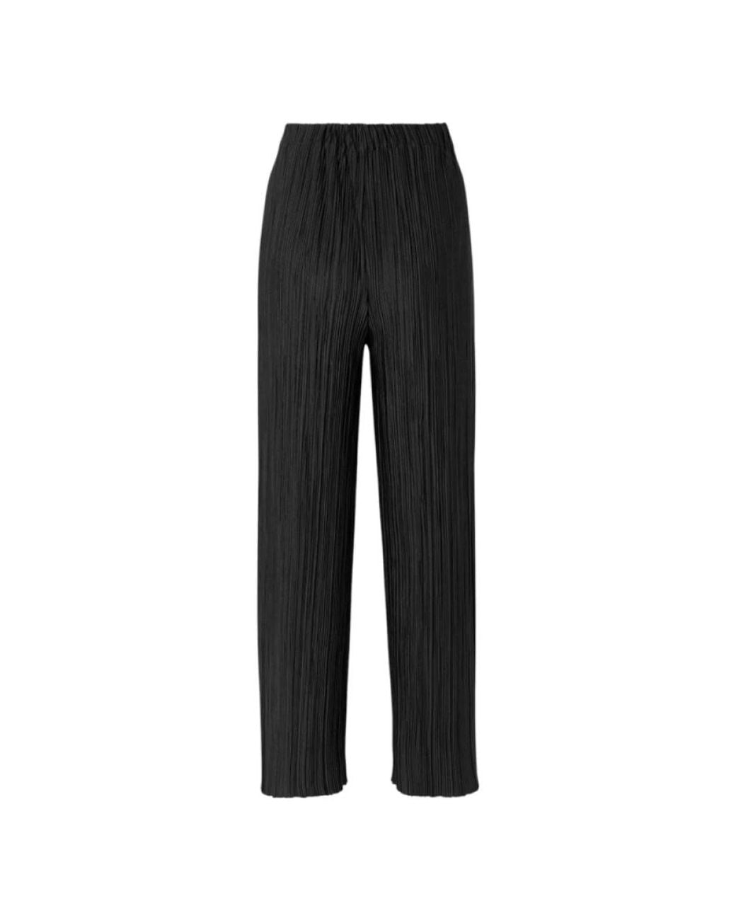 Samsøe & Samsøe Black Straight Trousers