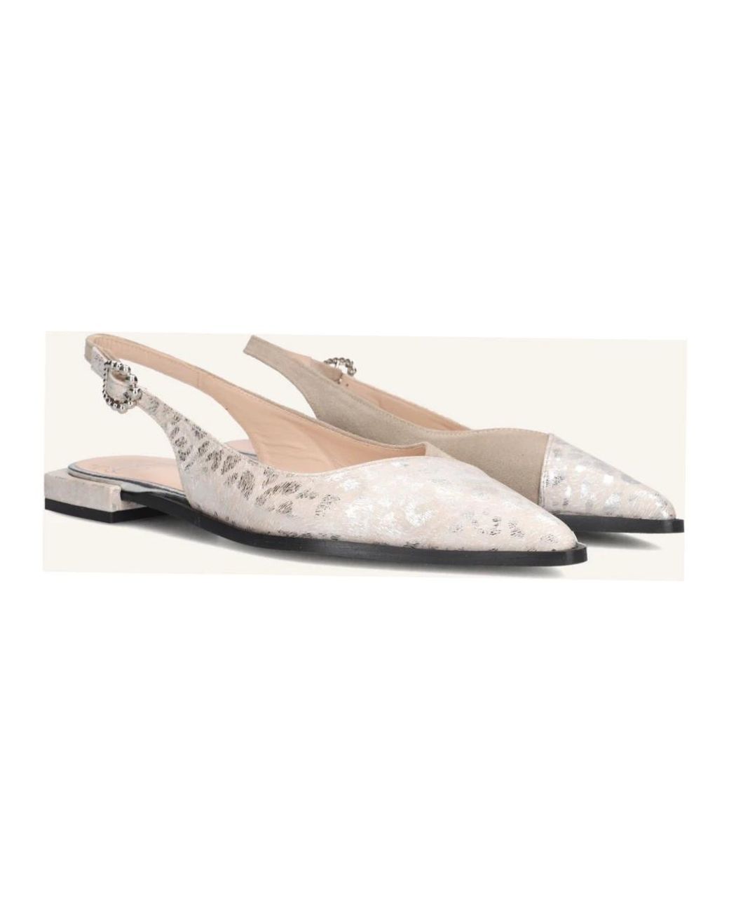 Floris Van Bommel White Gynni Slingback