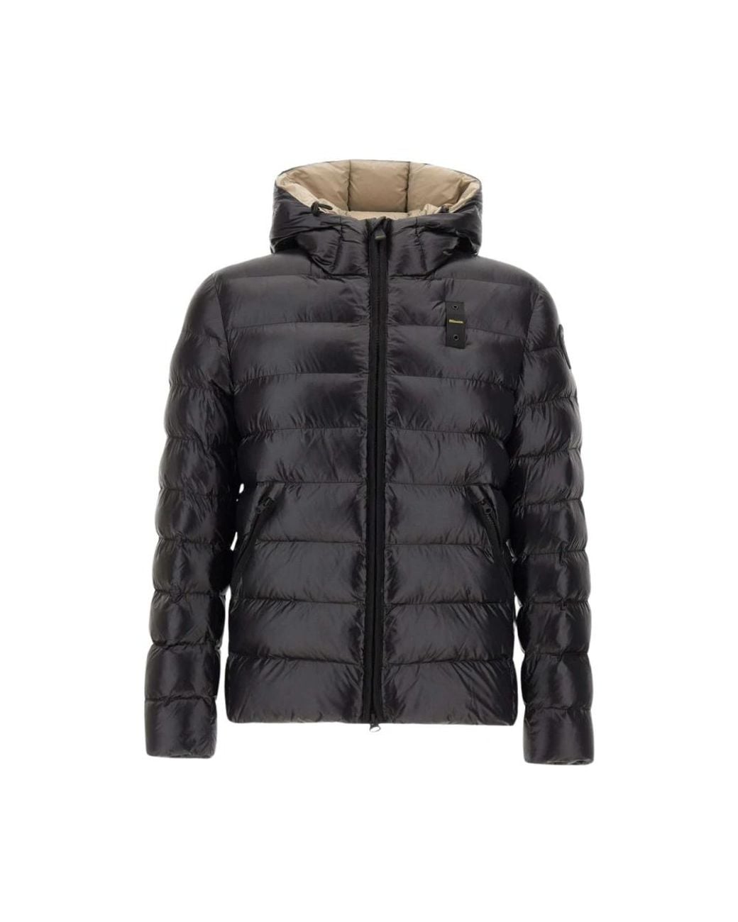 Blauer Winterjacken in Black für Herren
