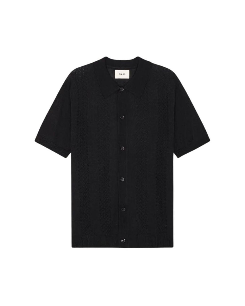 NN07 Thor Ss Cardigan in het Black voor heren